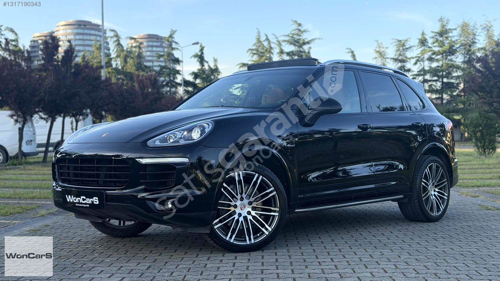 2016+PORSCHE+CAYENNE+3.0 DİZEL+EMSALSİZ+SİYAH+BAYİ+WONCARS