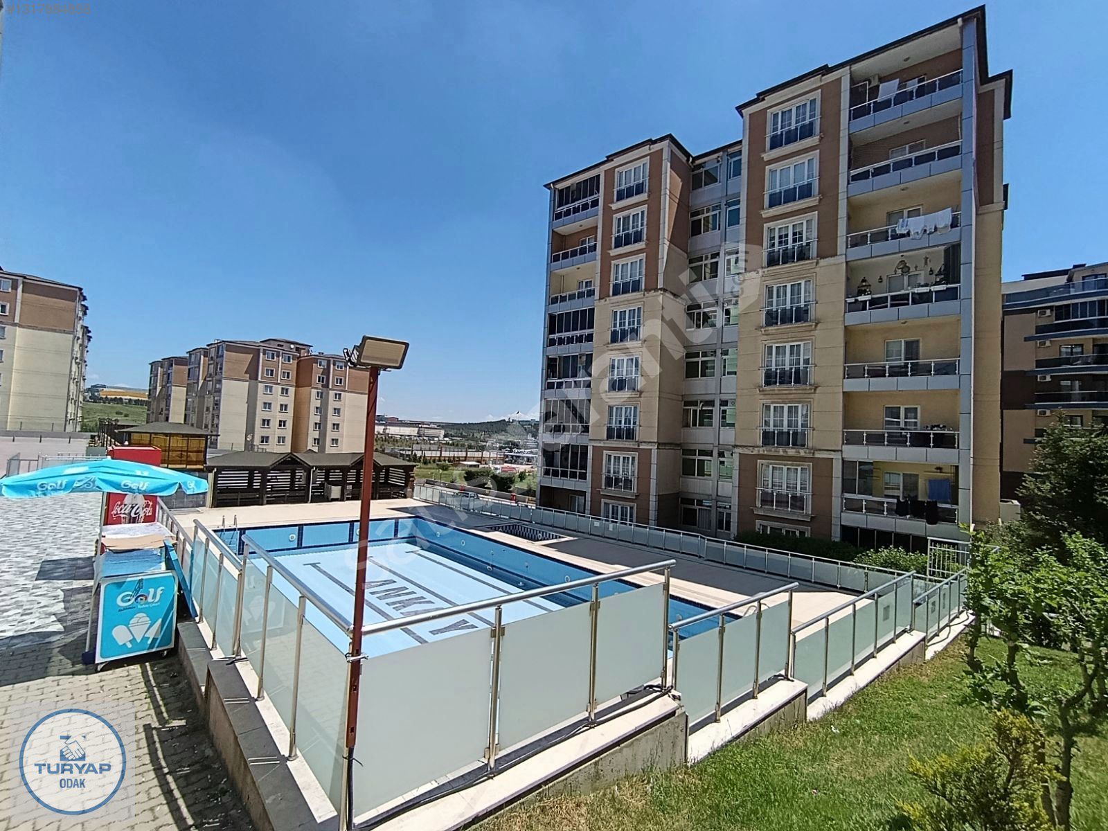 HAVUZLU SİTEDE SATILIK 3+1 DAİRE