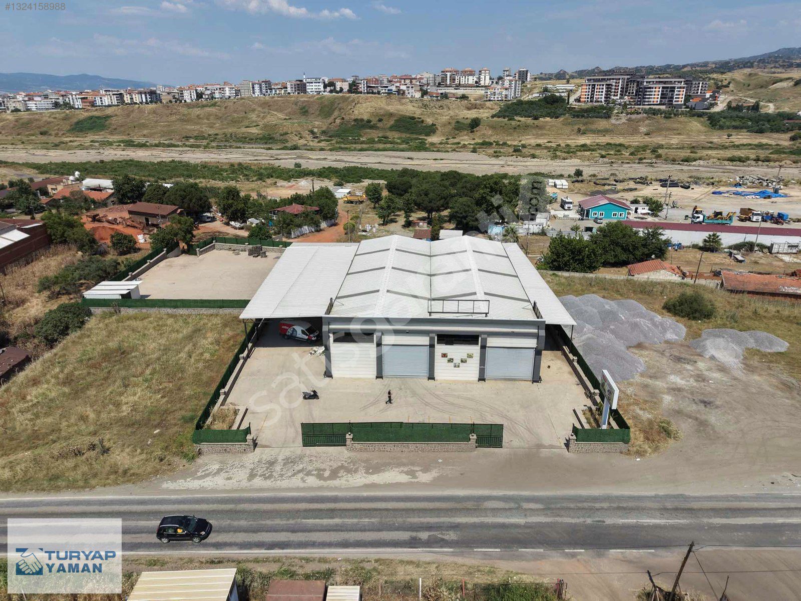 SATILIK 3.747 M² ARSA İÇİNDE 1.057 M² KAPALI DEPO - İŞYERİ