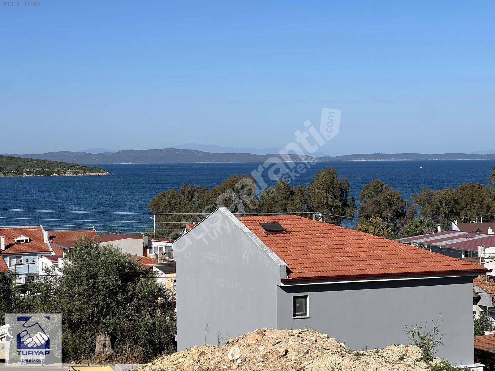 URLA BALIKLIOVA FULL DENİZ MANZARALI 0.50 İMARLI VİLLALIK ARSA