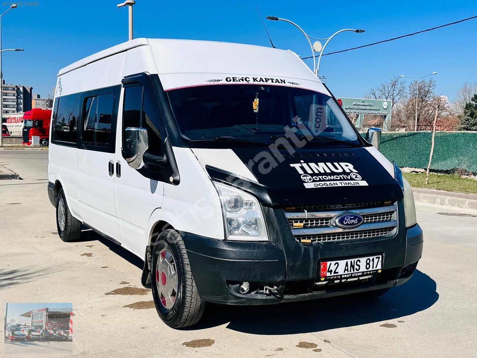 TİMUR OTOMOTİV DEN FORD TRANSİT 14 KİŞİLİK MÜNÜBÜS