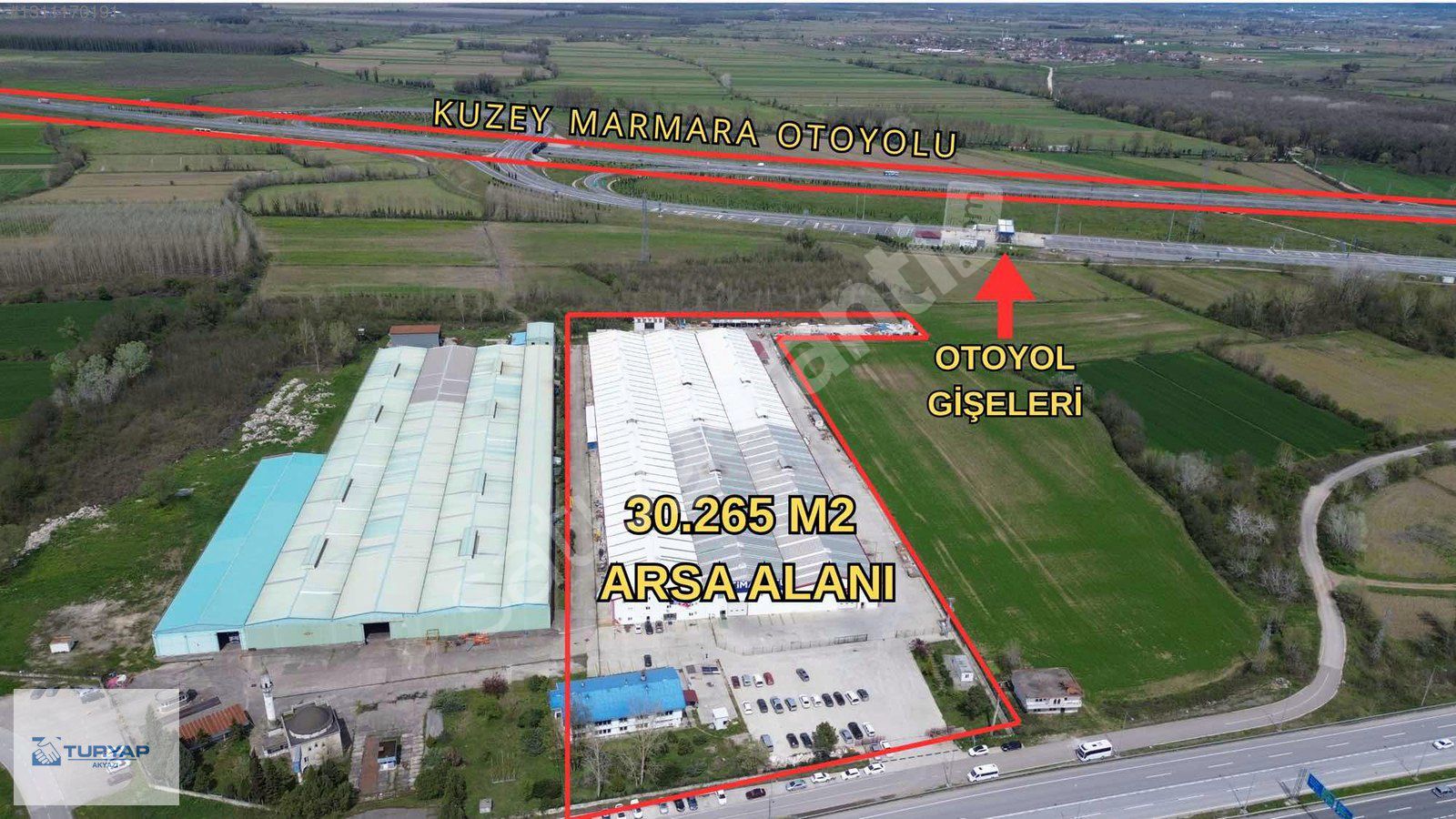 TURYAP AKYAZI'dan D-100'de KİRALIK FABRİKA/DEPO/ÜRETİM TESİSİ