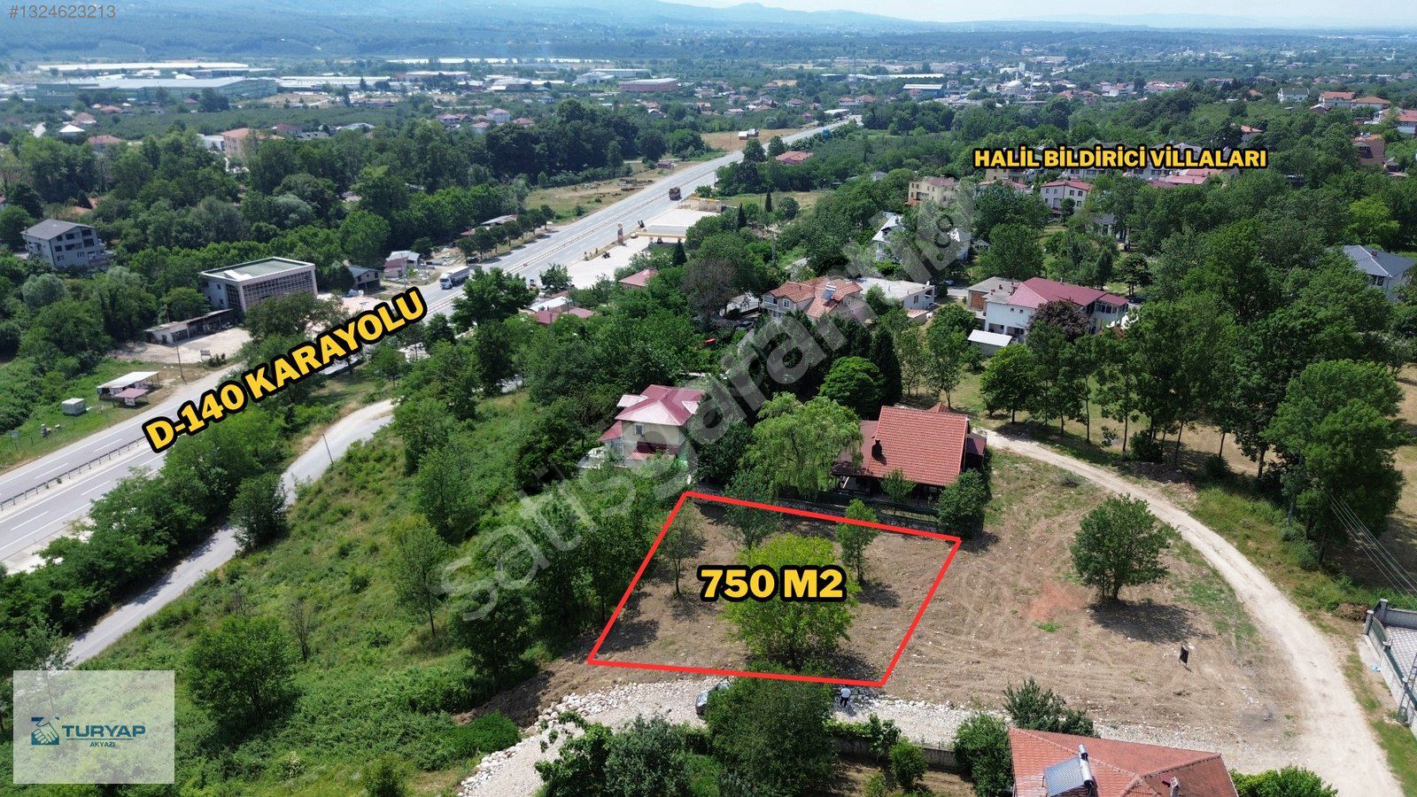 TURYAP AKYAZI'dan KUZULUK'TA SATILIK 750 M2 İMARLI ARSA
